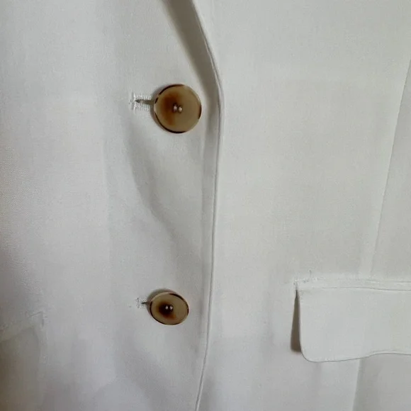 Theory White Vest Waistcoat - Picture 4 of 11